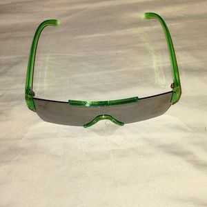 Never been used green sunglasses